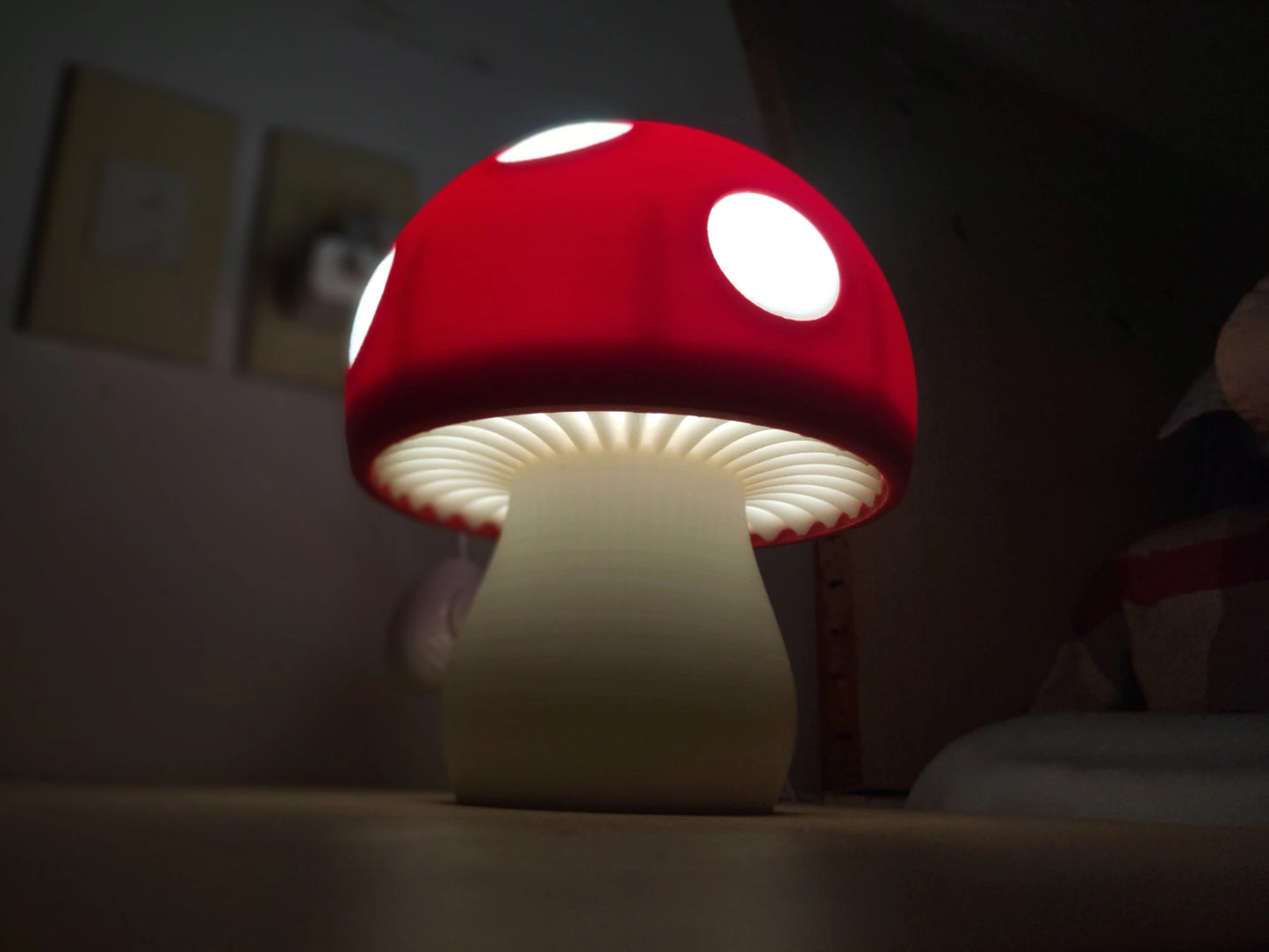 Mushroom Lamp printed